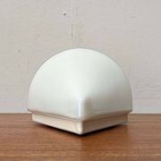Wall lamp in glass from the Postmodern T+L Royal Typ L 133 series by Keuco, 1980s.