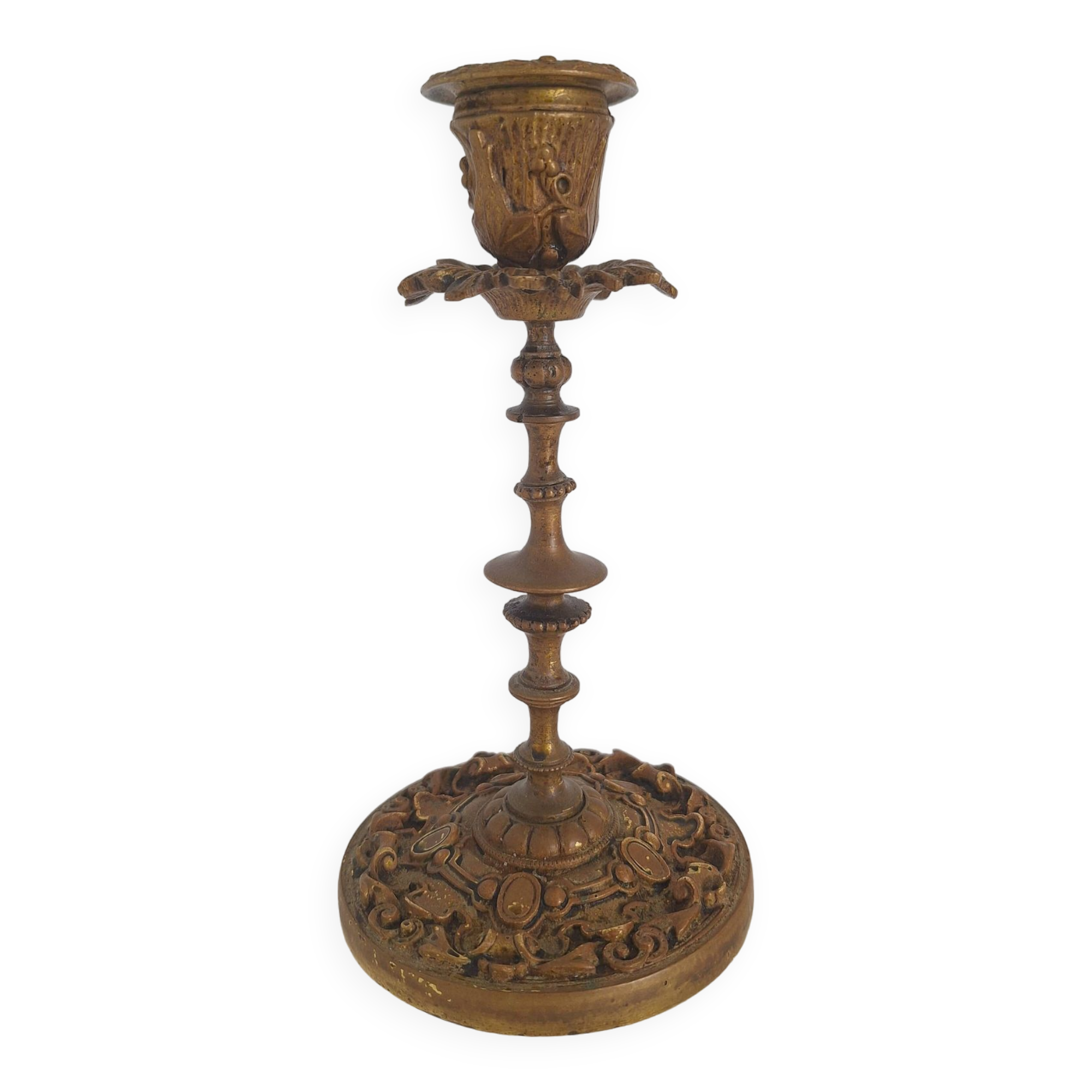 Baroque candle holder