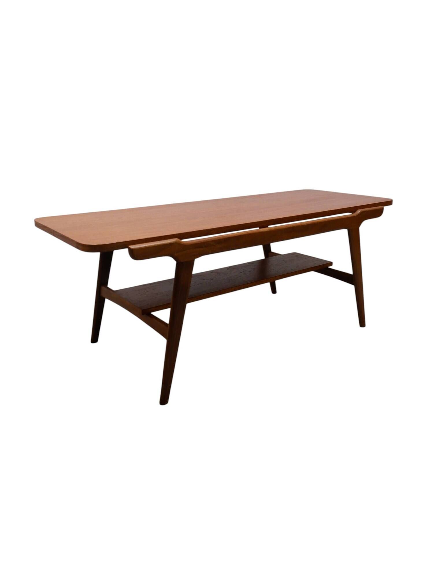 Vintage coffee table with reversible top.