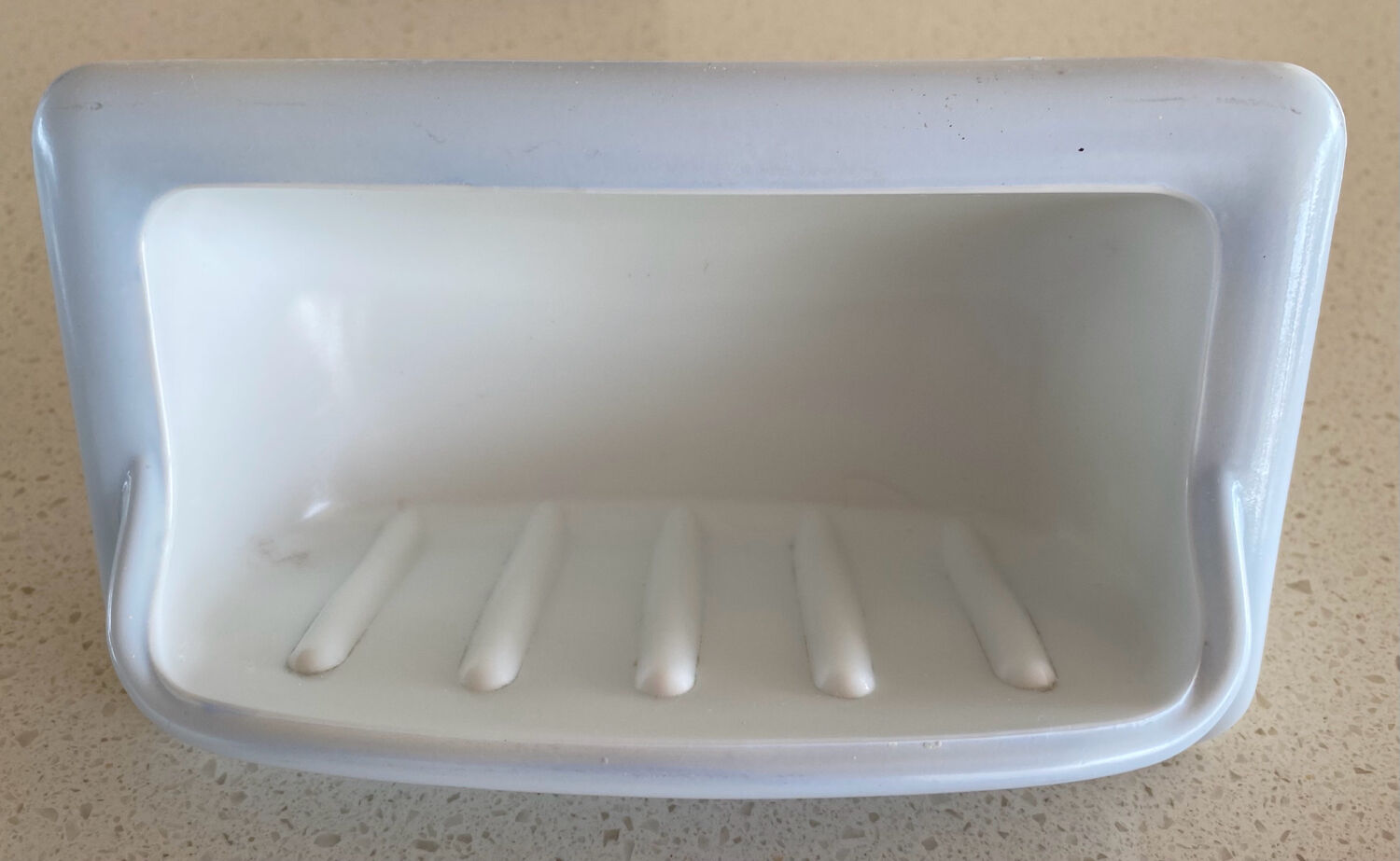 Soap dish set, bathtub soap dish, toilet paper holder, vintage recessed wall ceramic