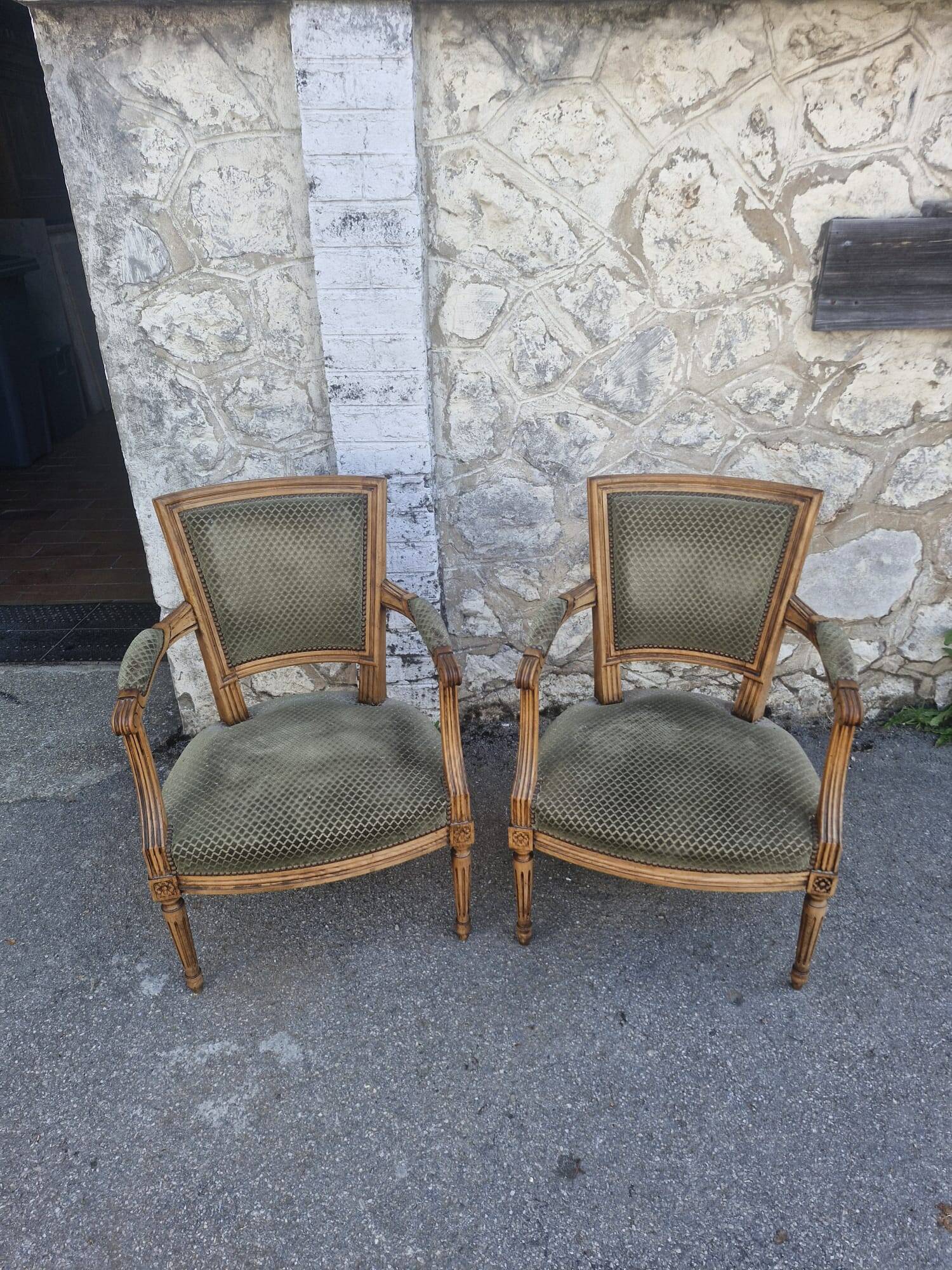 Pair of armchairs