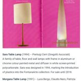 Morgana Table Lamp by FontanaArte, 1991