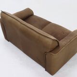 Neck Leather 2,5-Seater Sofa by Hugo de Ruiter for Leolux 1970s