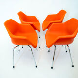 Set of 4 armchairs by Robin Day, for Hille, England, 1967
