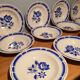 Suite de 12 assiettes creuses Badonviller