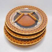 Série de 5 assiettes sarreguemines