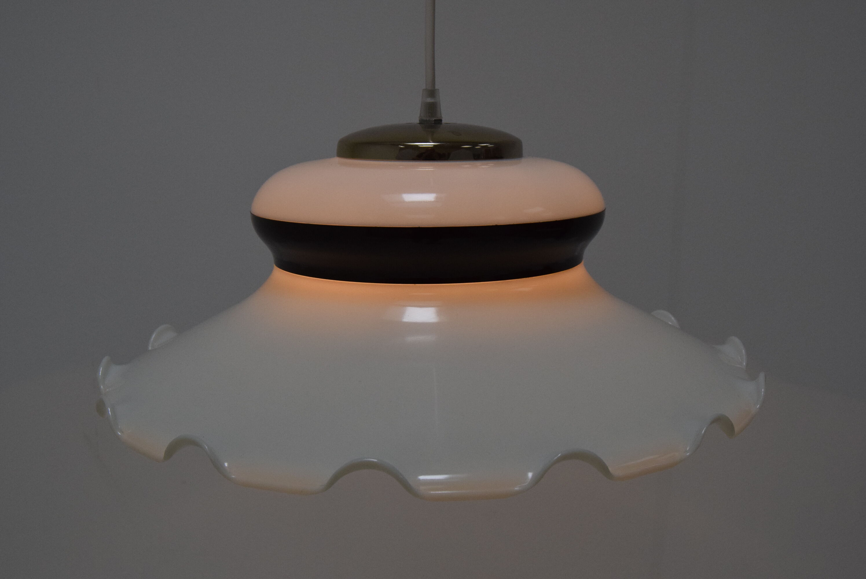 Vintage plastic pendant Czechoslovakia 1970s