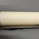 modernist nickel-plated metal wall light