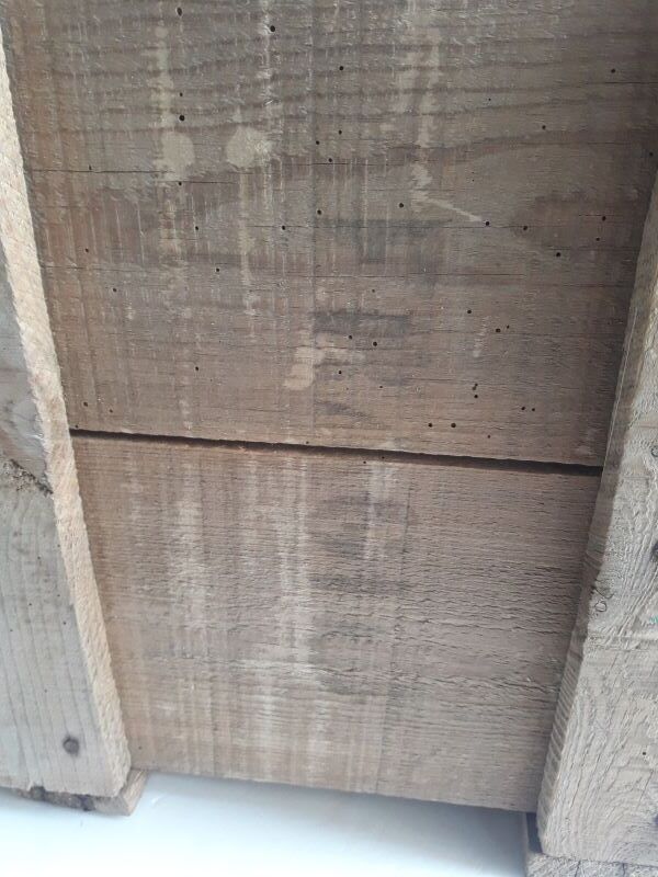 Transport case L58xD30,5xH34cm wood storage