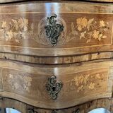 Small curved chest of drawers in Louis XV style