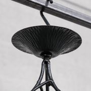 Suspension géométrique en verre Français et en fer