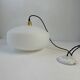 Large old opaline suspension xl 35 cm vintage