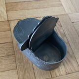 Saliere et poivrier en etain