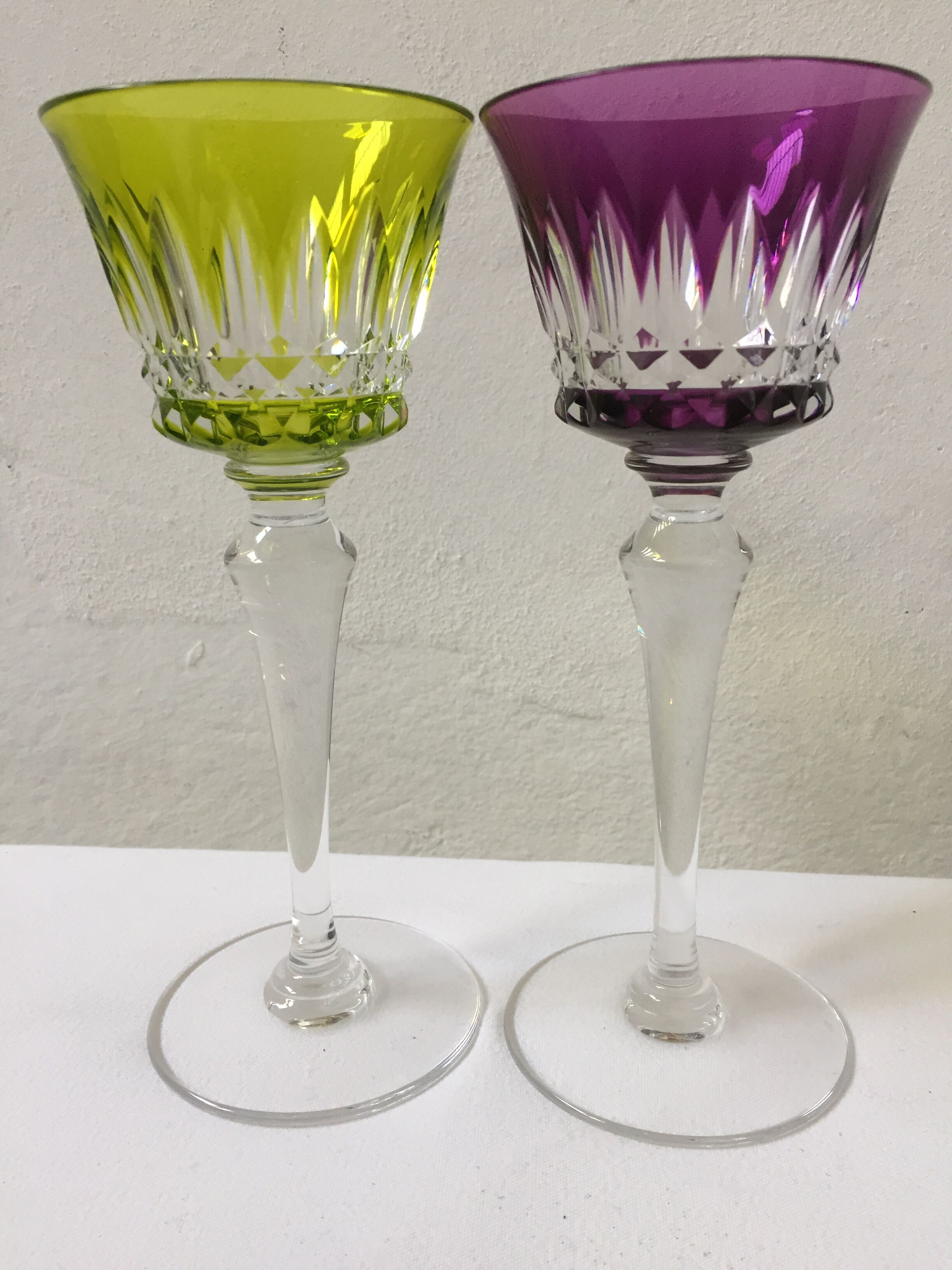 Baccarat piccadilly crystal glasses