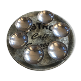 Series of 6 stainless steel ice cups by Guy Degrenne