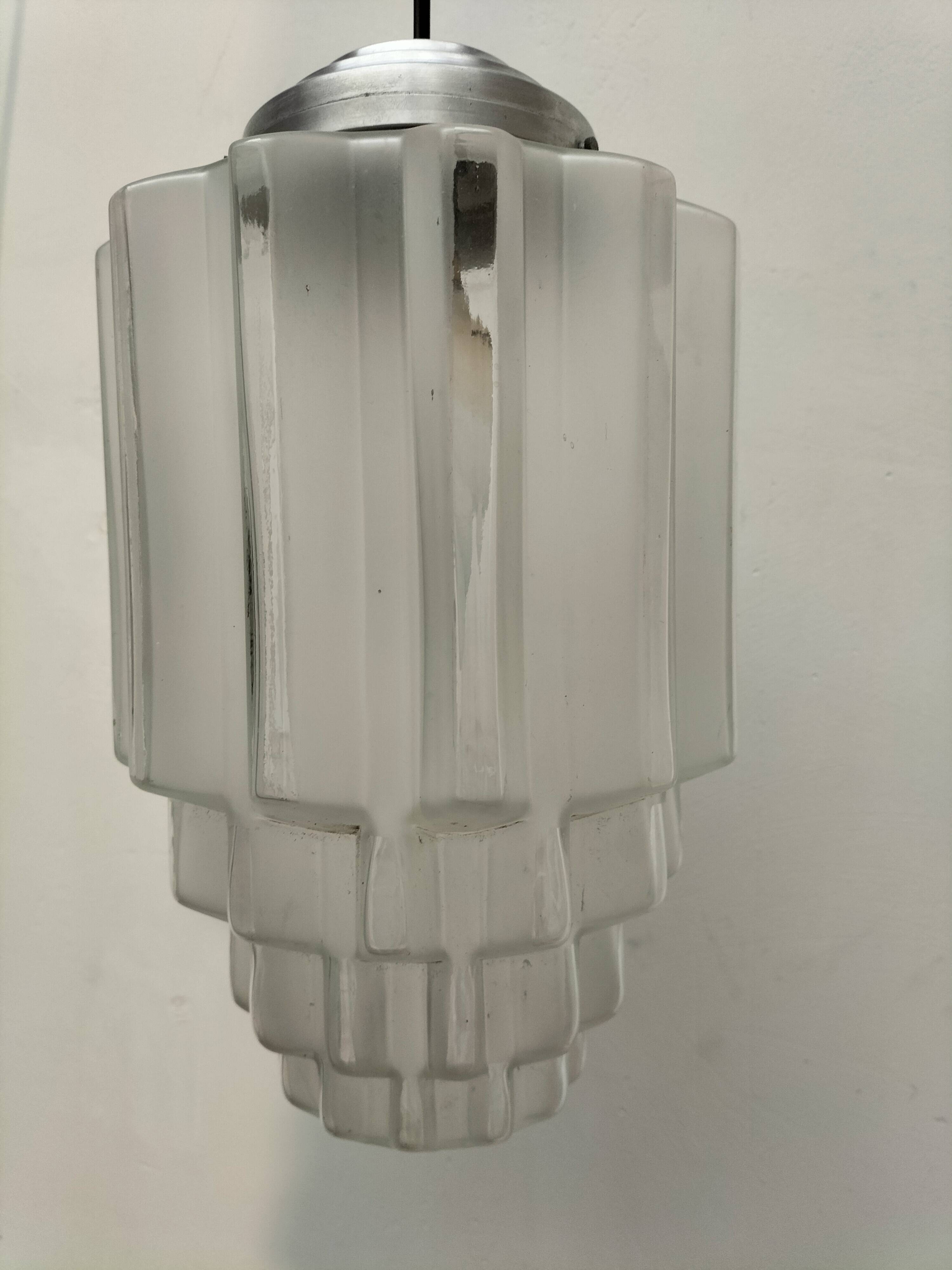 Art deco skycraper pendant lights