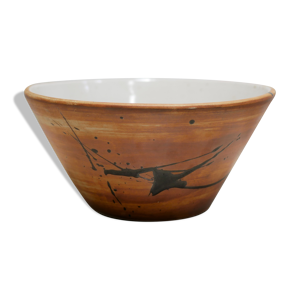 Saladier vintage en grès - poterie