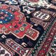 Carpet vintage Caucasian Chirwan done hand 140 X 210 CM