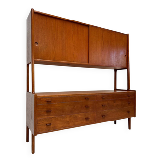 Buffet en teck danois vintage des années 1950 RY20 par Hans J. Wegner pour Ry Møbler