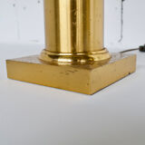 PAIR OF GILDED METAL LAMPS  70'