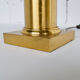 PAIR OF GILDED METAL LAMPS  70'