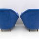 Pair of Ico Parisi MidCentury Modern Italian Armchairs for Ariberto Colombo