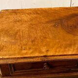 Table de chevet Louis Philippe en noyer XIX siècle