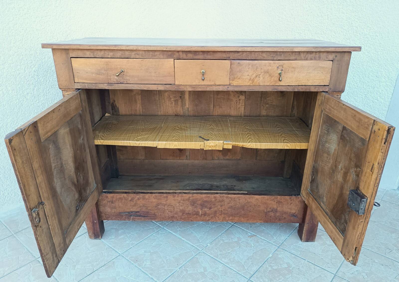 Empire-style buffet in cherry wood