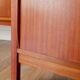 Teak and glass display cabinet, stamped "Seigneur", Scandinavian design, 1960
