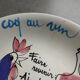 Assiette ancienne de Lili Voltz 1950 - 1960