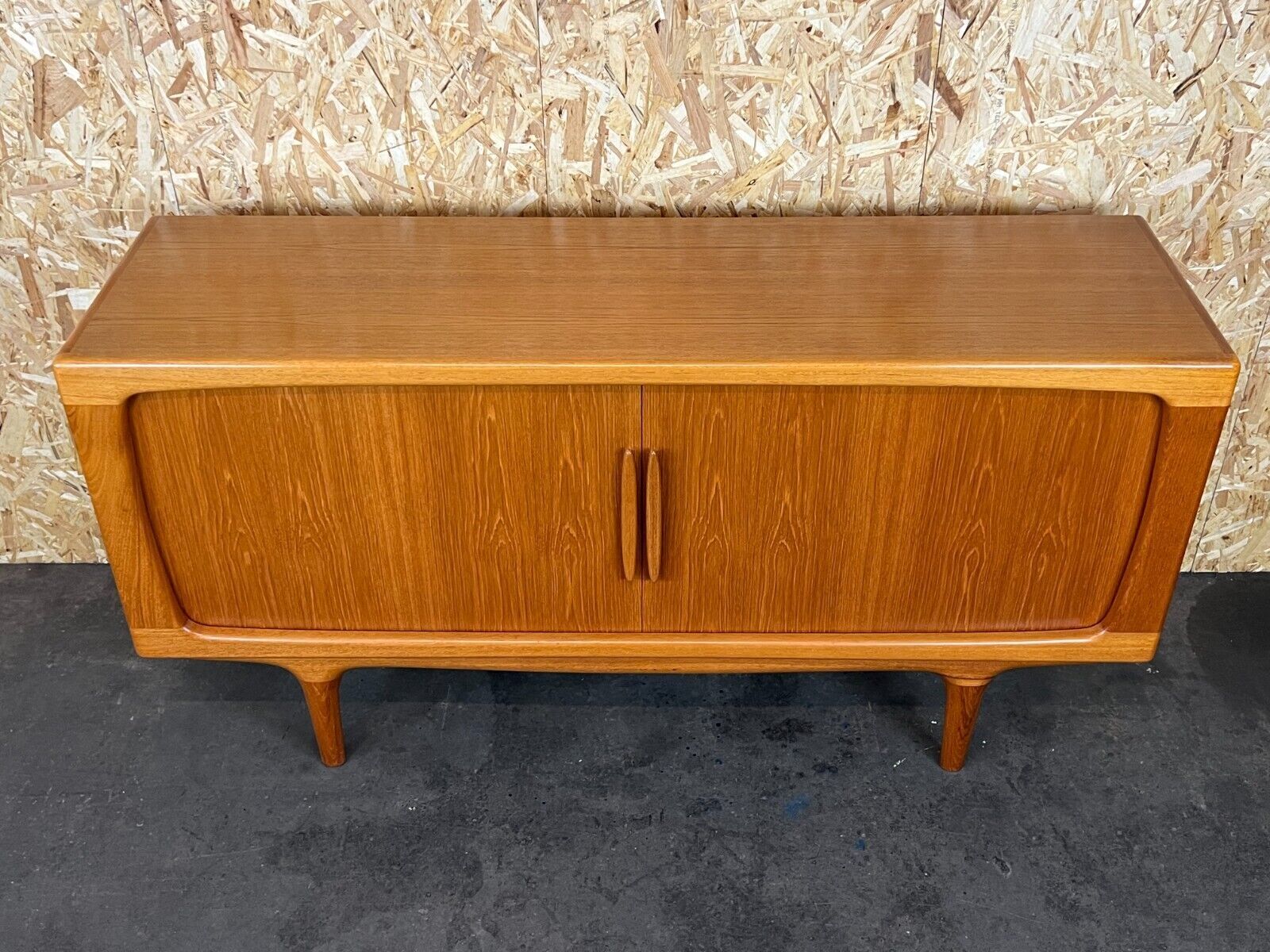 60s 70s Teak Sideboard Credenza by Johannes Andersen for Silkeborg CFC
