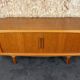 60s 70s Teak Sideboard Credenza by Johannes Andersen for Silkeborg CFC