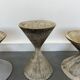 3 planters design Anton Bee assisted by Guhl edition Eternit 1958