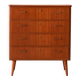 Commode en acajou à 4 tiroirs