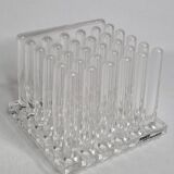 "Fakiro VIP" lucite desk organizer by Guzzini, SNCF advertising object from the 80s