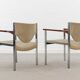 Paire de chaises club, modèle 206 de lübke, années 60