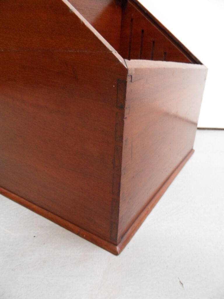 Antique mahogany filing cabinet