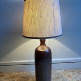 Vintage stoneware bottle lamp