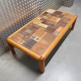 Danish coffee table with ceramic top, 1960s