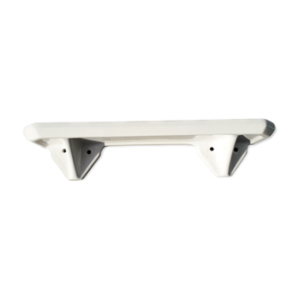 White ceramic shelf
