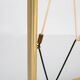 Golden coat rack from the 20th century, Germany, Europe, 1960s.