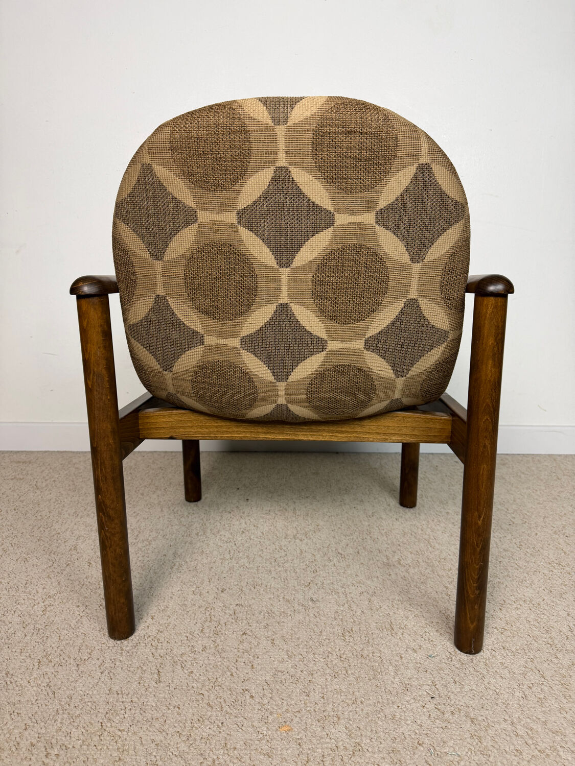 Vintage wooden armchair – 1970s design