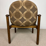 Vintage wooden armchair – 1970s design