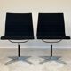 Model EA 105 aluminium chairs by Eames for Herman Miller, 1970s, set of 2