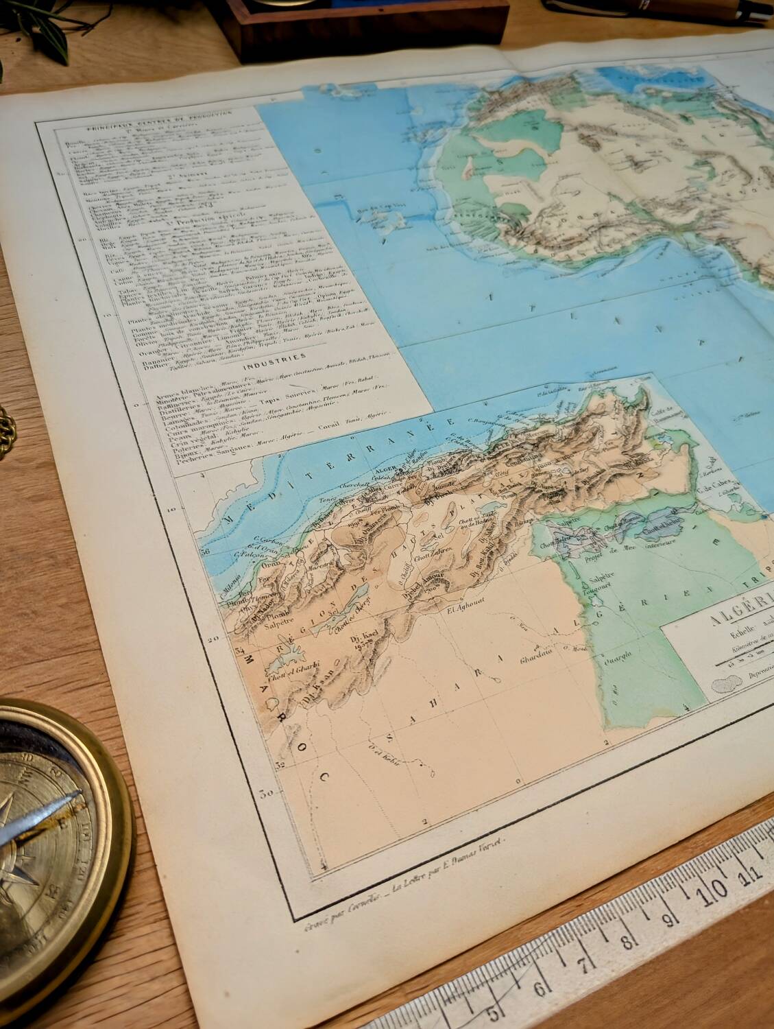 Printed in 1879, map of Africa.
