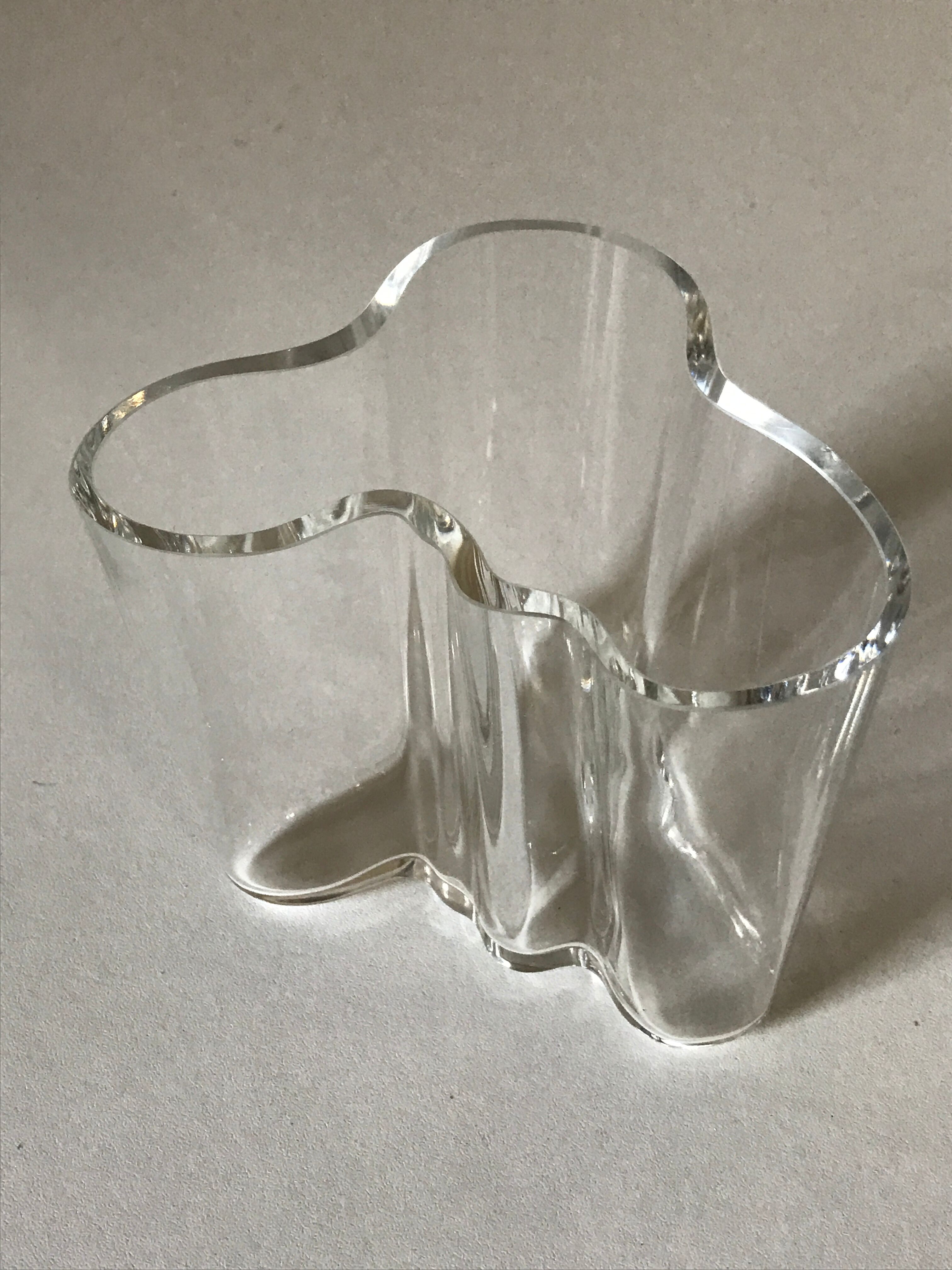 Vase Savoy d'Alvar Aalto, années 60