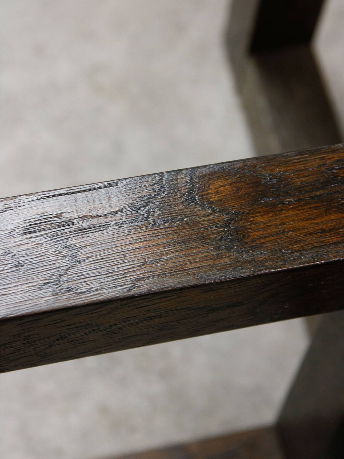 Italian Wooden & Smoked Glass Coffee Table, 60s