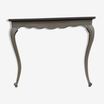 Console fireplace mantle