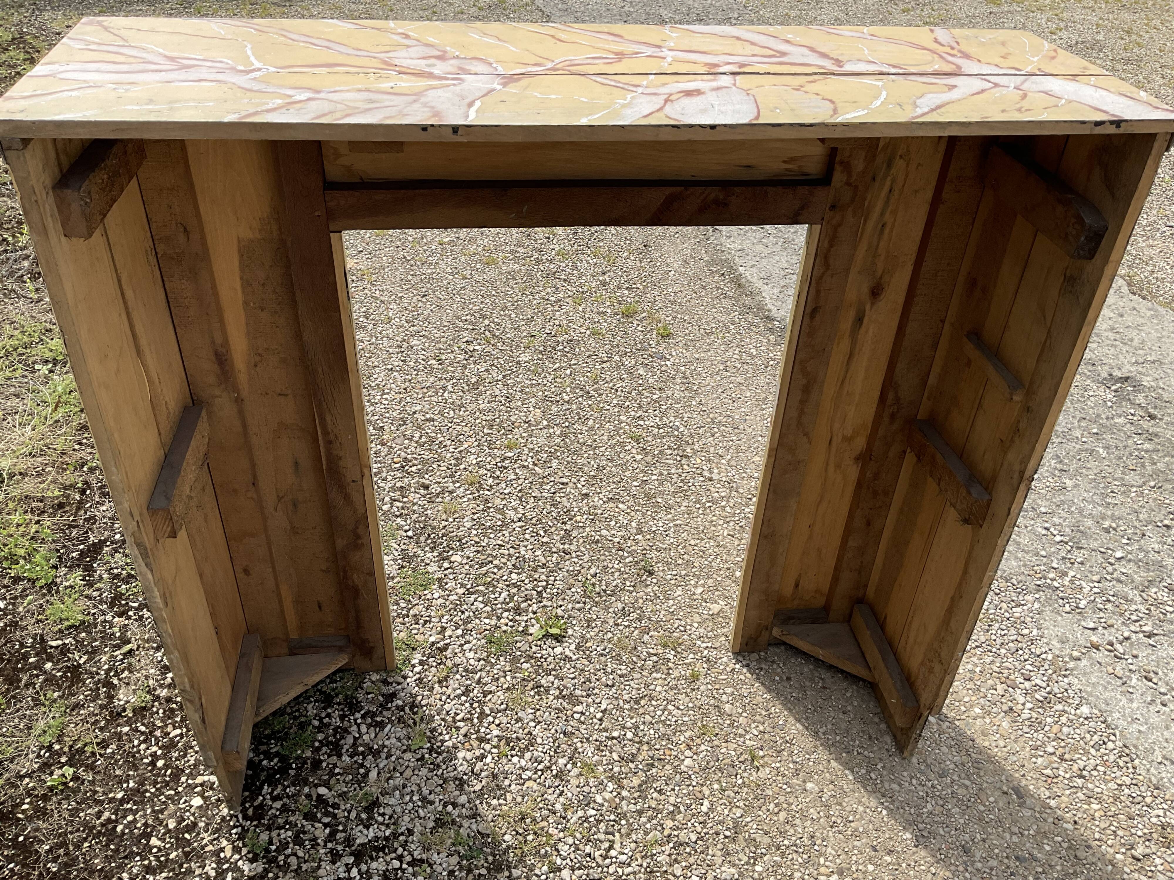 Cheminée en bois
