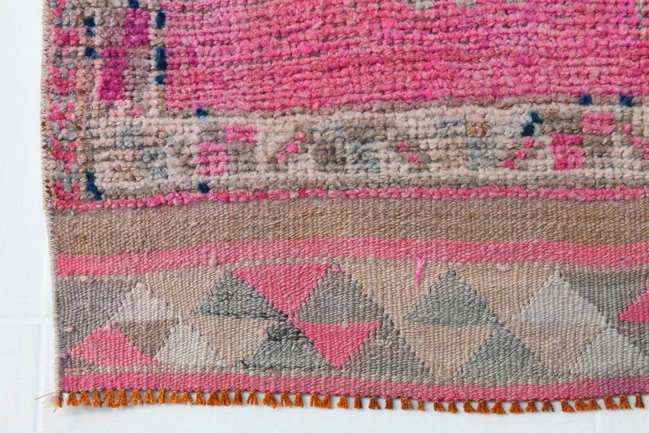Soft Pink Vintage Runner Rug, 91x304Cm